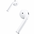 AirPods are shown. One of the AirPods is tapped twice.