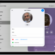 The New Contact window in the Contacts app.