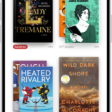 The Library screen in the Books app. At the top of the screen is the Collections button. In the middle of the screen are book covers. At the bottom of the screen are, from left to right, the Home, Library, Book Store, Audiobooks, and Search tabs. The Library tab is selected.