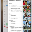 The App Switcher. Icons for the open apps appear at the top, and the current screen for each open app appears below its icon.