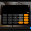An iPad screen showing Guided Access being set up. iPad is being temporarily locked to just the Calculator app, and one of the buttons in the app has been disabled.