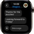 A message conversation. The Apps button and message field are at the bottom.