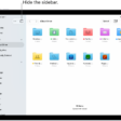 The Files app showing the files and folders in your iCloud Drive. At the top of the screen are buttons for selecting items, creating a new folder, changing the view (List, Icons, Columns), and Search.
