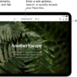 An open webpage. Along the top, from left to right, are the Sidebar button, the Previous button, the search field, the Share button, the New Tab button, and the Tab Overview button.