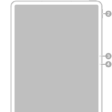 The front view of iPad Air with callouts to the top button and Touch ID at the top right, the volume buttons at the top right, the front camera at the center right, and the microphone on the right.