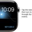 The Solar Graph watch face displays the day, date, and current time, which can't be modified. A Timer complication appears at the bottom right. Tap the watch face, then turn the Digital Crown to move the sun in the sky to dusk, dawn, zenith, sunset, and darkness.