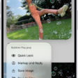 An email attachment is selected with possible actions listed.