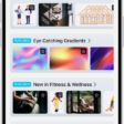 An iPhone with the Freeform app open to the Content Hub in Apple Creator Studio.