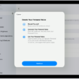 An iPad with information about how to create a Personal Voice.