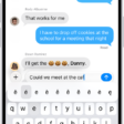 The onscreen keyboard showing the alternate accented characters that appear when you touch and hold the E key.