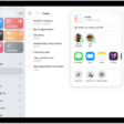 The Reminders app, showing a grocery list with options for sharing on the right.