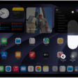 The iPad Home Screen with Dark Mode on.