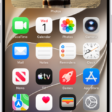 The iPhone Home Screen showing a FaceTime video call notification from an iPad at the top. Tap the Switch button to the right of the notification to move the call to your iPhone