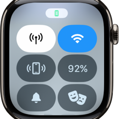 Control Center with the Cellular button at the top left.