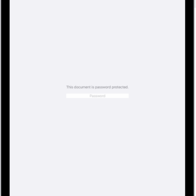 Screenshot of lock options.