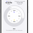 The Next Wake Up Only screen in Health with Alarm turned off at the bottom.
