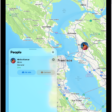 A Find My screen showing a friend’s location