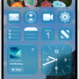A customized Home Screen with tinted icons.