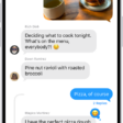 A group conversation including shared files.