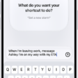 A shortcut created with a description.
