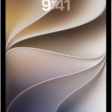 The iPad Lock Screen showing the time and date.