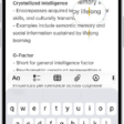 A note showing the insertion point positioned where text will be inserted or edited. The surrounding text is magnified to make it easier to place the insertion point.