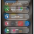 Control Center showing the Focus options, with buttons for setting the duration of the Focus options.