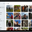 Days collection is open in the Photos app, showing collections of photos from each day arranged in a grid.