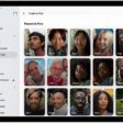 The People & Pets collection is open in the Photos app.