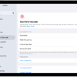 A screen showing settings for Touch ID & Passcode, with options to add a fingerprint and turn passcode on.