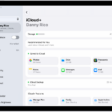 The iCloud settings screen showing the iCloud storage meter and a list of apps and features, including Photos, iCloud Drive, and iCloud Mail that can be used with iCloud.