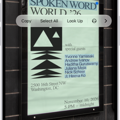 A photo of a real estate sign, with the phone number highlighted. The phone number appears in the menu above the Call, Message, Add to Contacts, and Copy options.