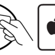 Symbols on contactless readers.