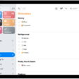 The Reminders app, showing a grocery list with items in categories such as Produce and Seafood.